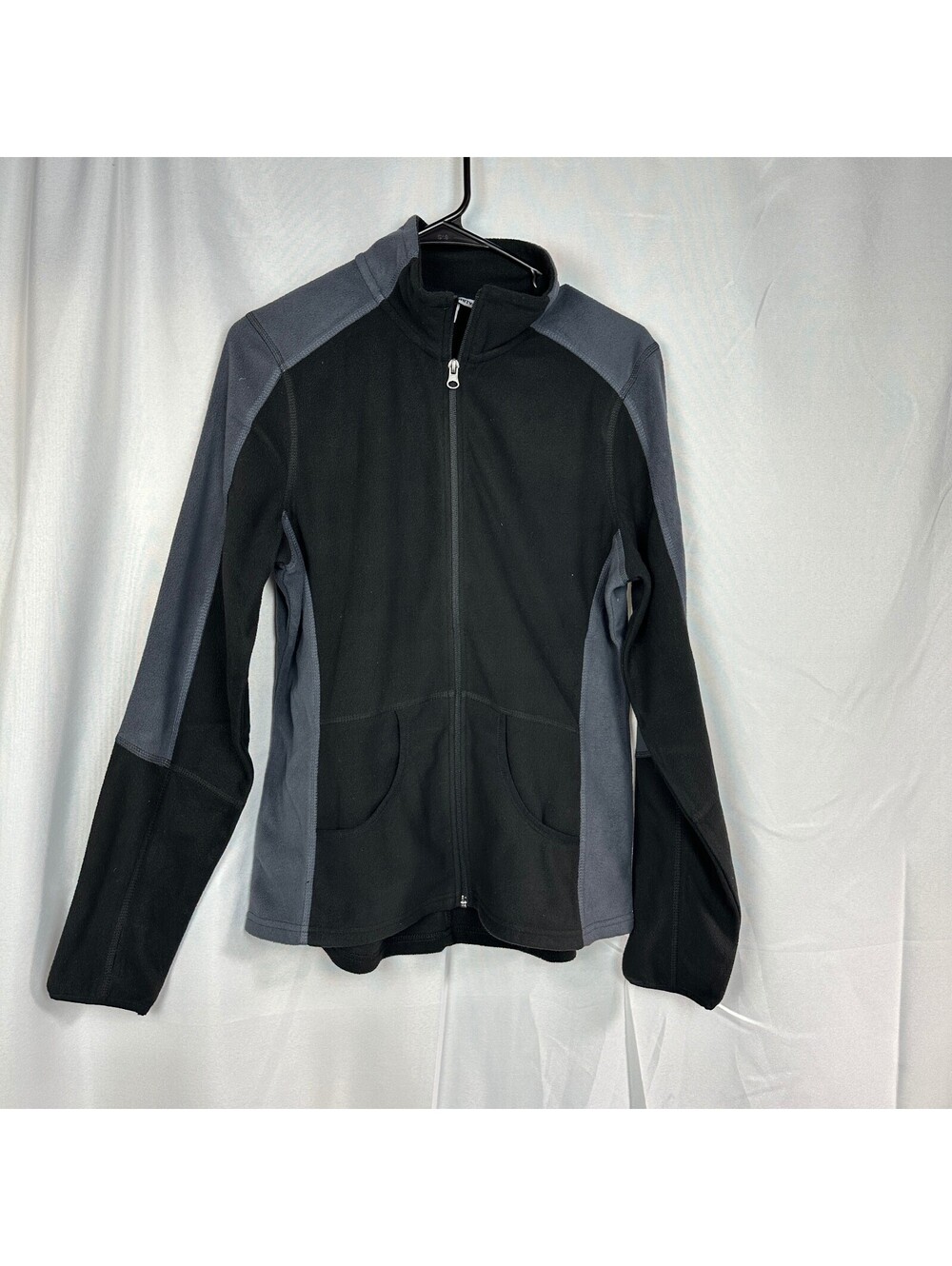 NWT Port Authority Fleece Jacket Women's M Black Gray